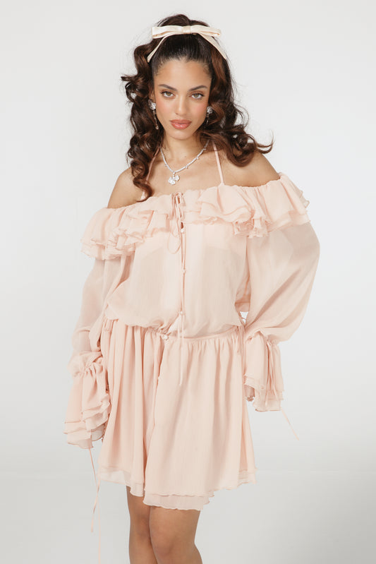 Anika Dress (Pink) (Final Sale)
