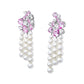 Chantel Flower Pearl Earrings (Final Sale)