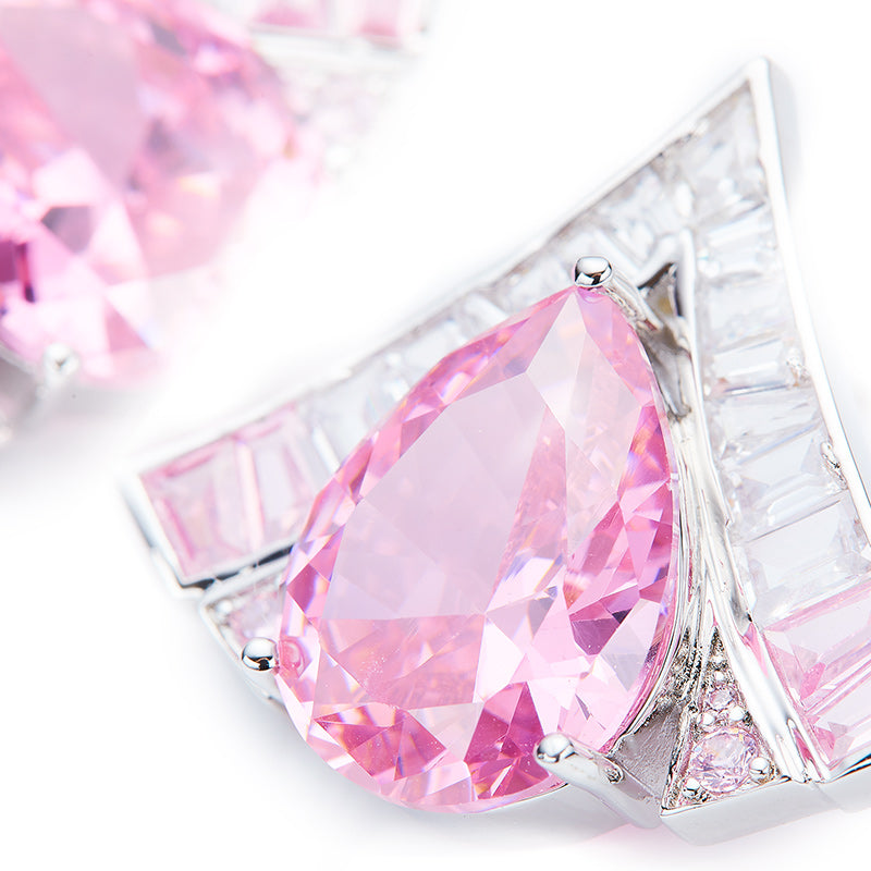 Brigette Earrings (Pink) (Final Sale)