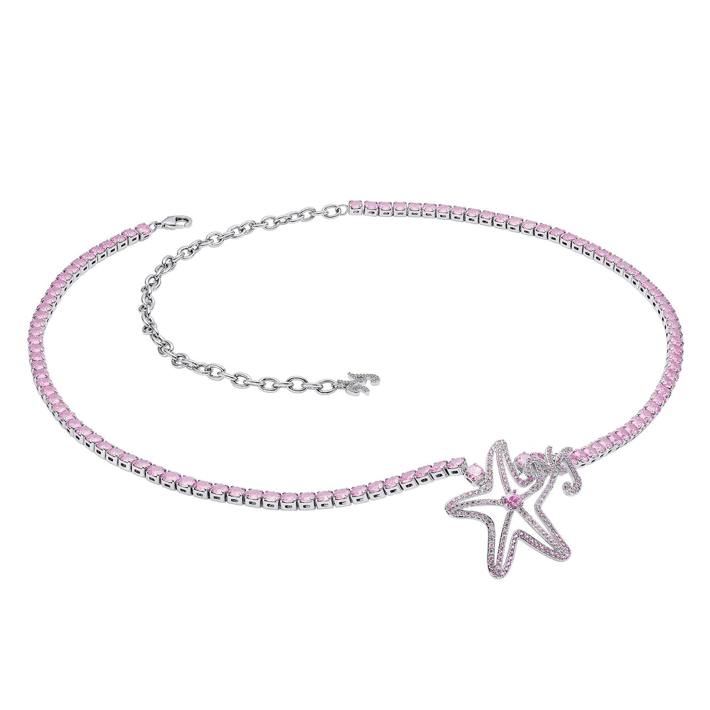 Stella Waist Chain (Pink)