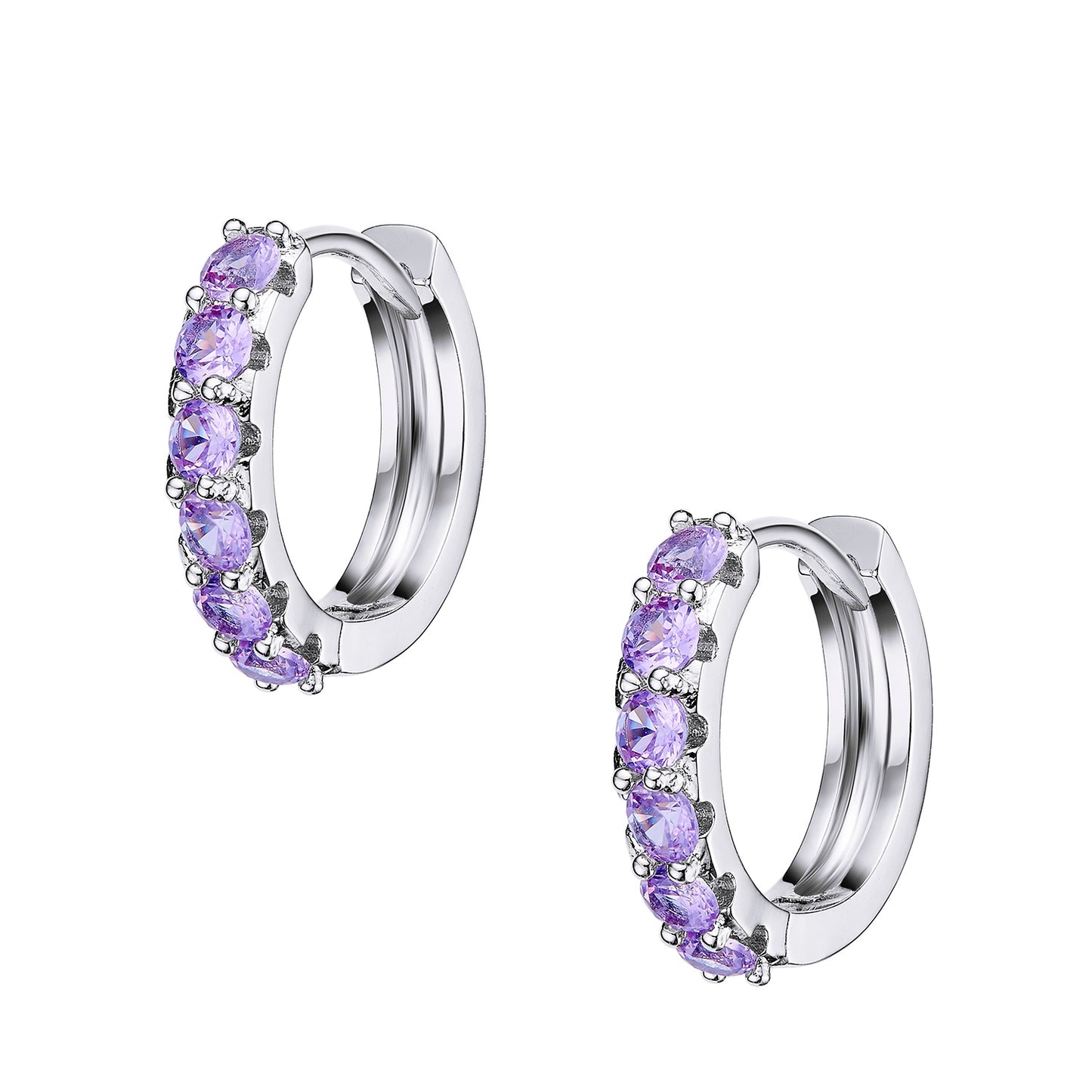 Elise Earrings (Purple) (Final Sale)