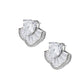 Emilia Heart Earrings (White) (Final Sale)