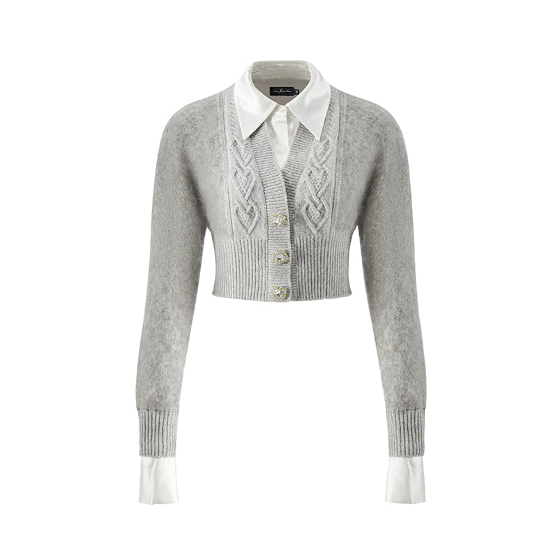 Teresa Skirt + Brigette Sweater (Grey)