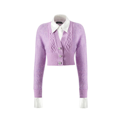 Brigette Sweater (Purple) (Final Sale)