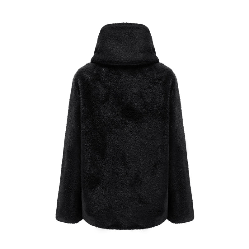 Amelia Fur Coat (Black)