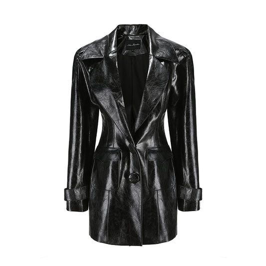 Kate Leather Coat (Final Sale)