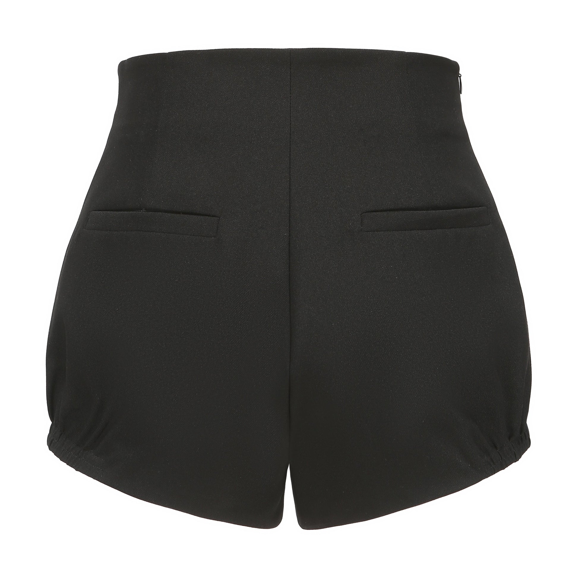 Black Meghan High Waisted Shorts - Nana Jacqueline