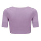 Purple Polly Crop Knit - Nana Jacqueline