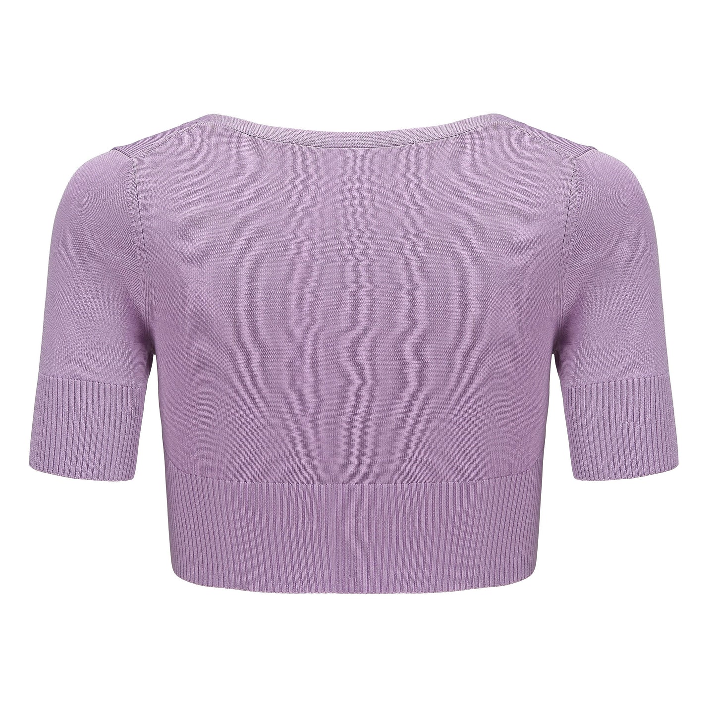 Purple Polly Crop Knit - Nana Jacqueline
