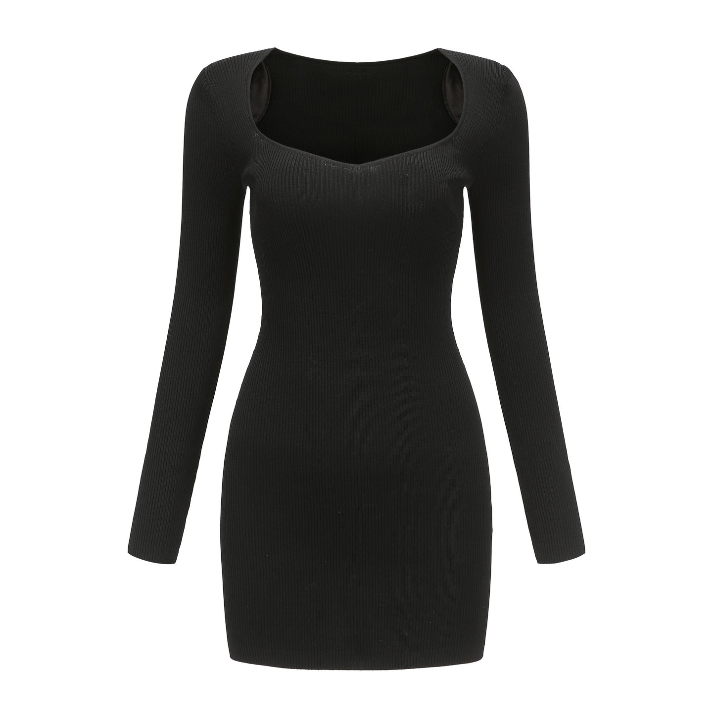 Carly Black Knit Dress | Nana Jacqueline Designer Wear