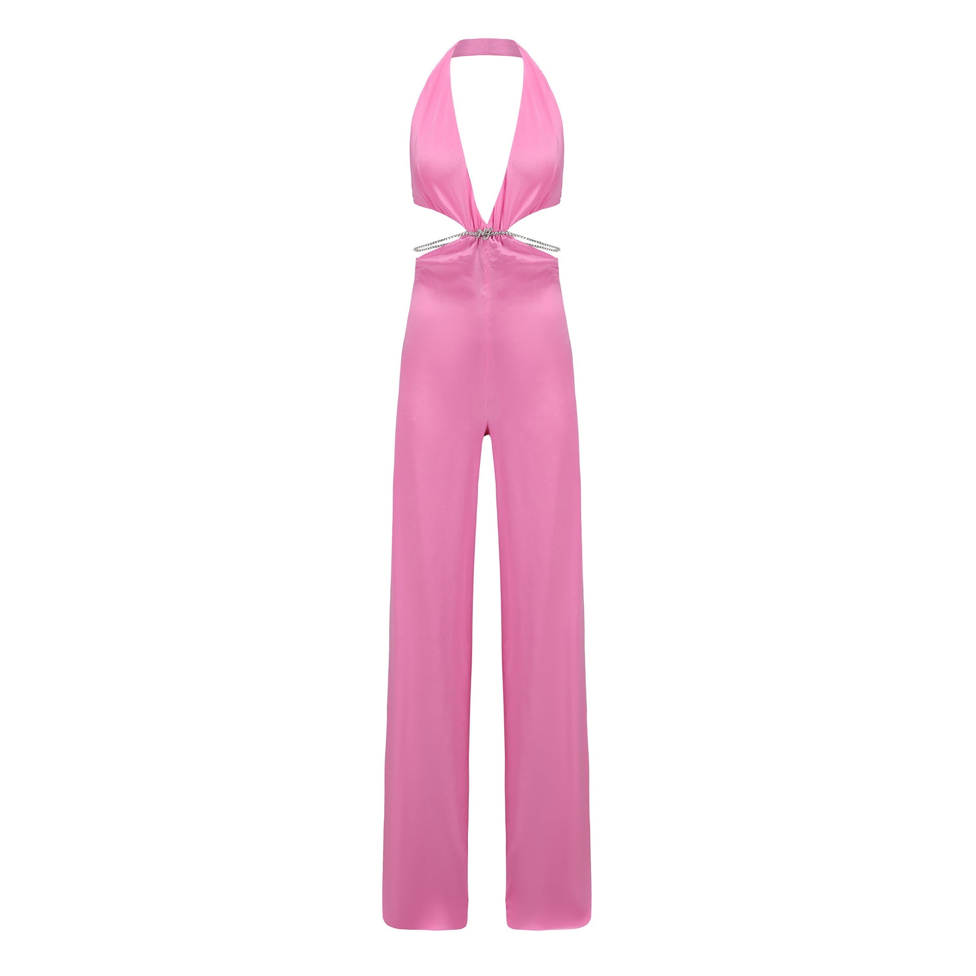 Pink Sydney Halter Jumpsuit - Nana Jacqueline