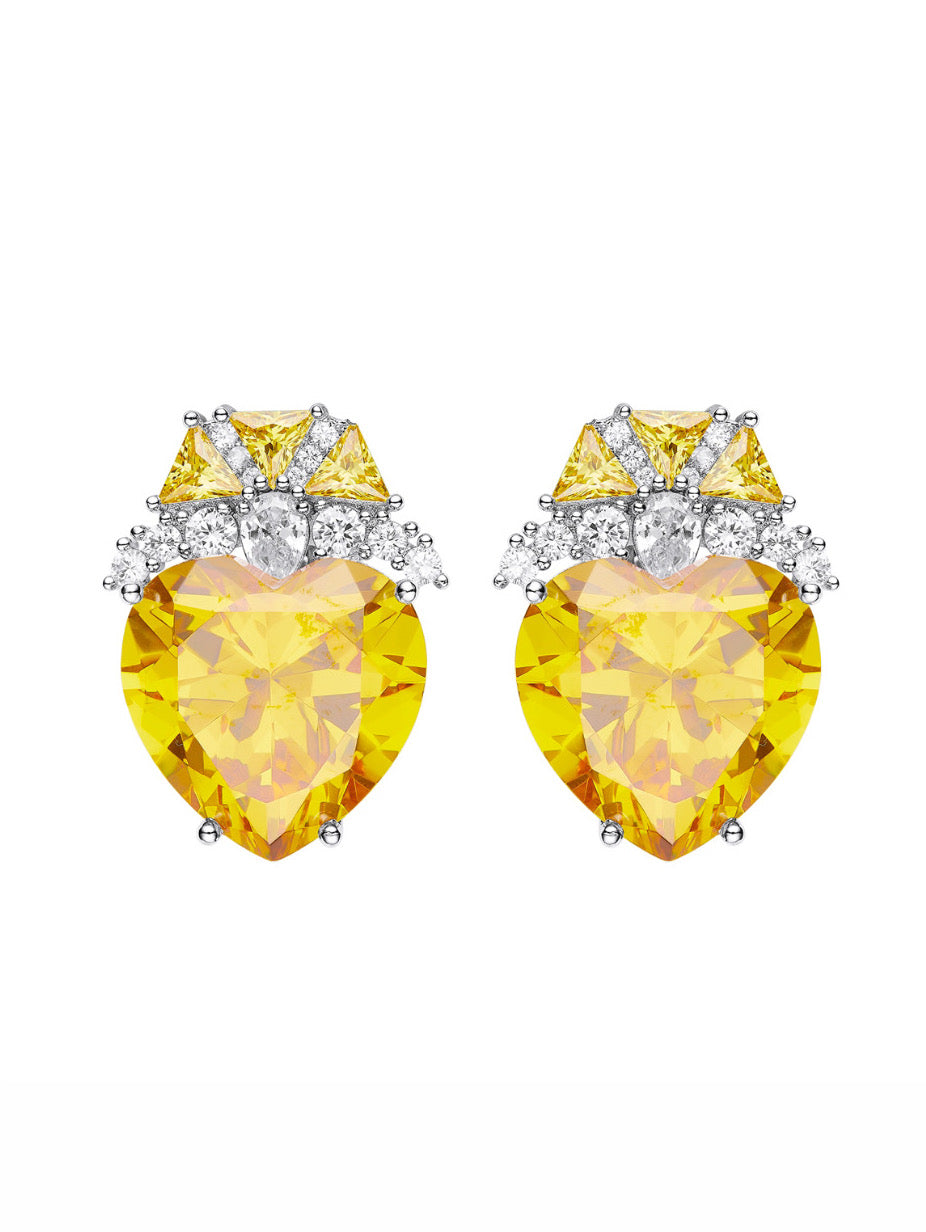 Viviana Earrings (Yellow) (Final Sale)