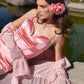 Anastasia Diamond Slip Dress (Pink) (Final Sale)