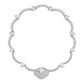 Emilia Heart Necklace (White) (Final Sale)