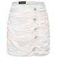 Paloma Satin Skirt White - Nana Jacqueline
