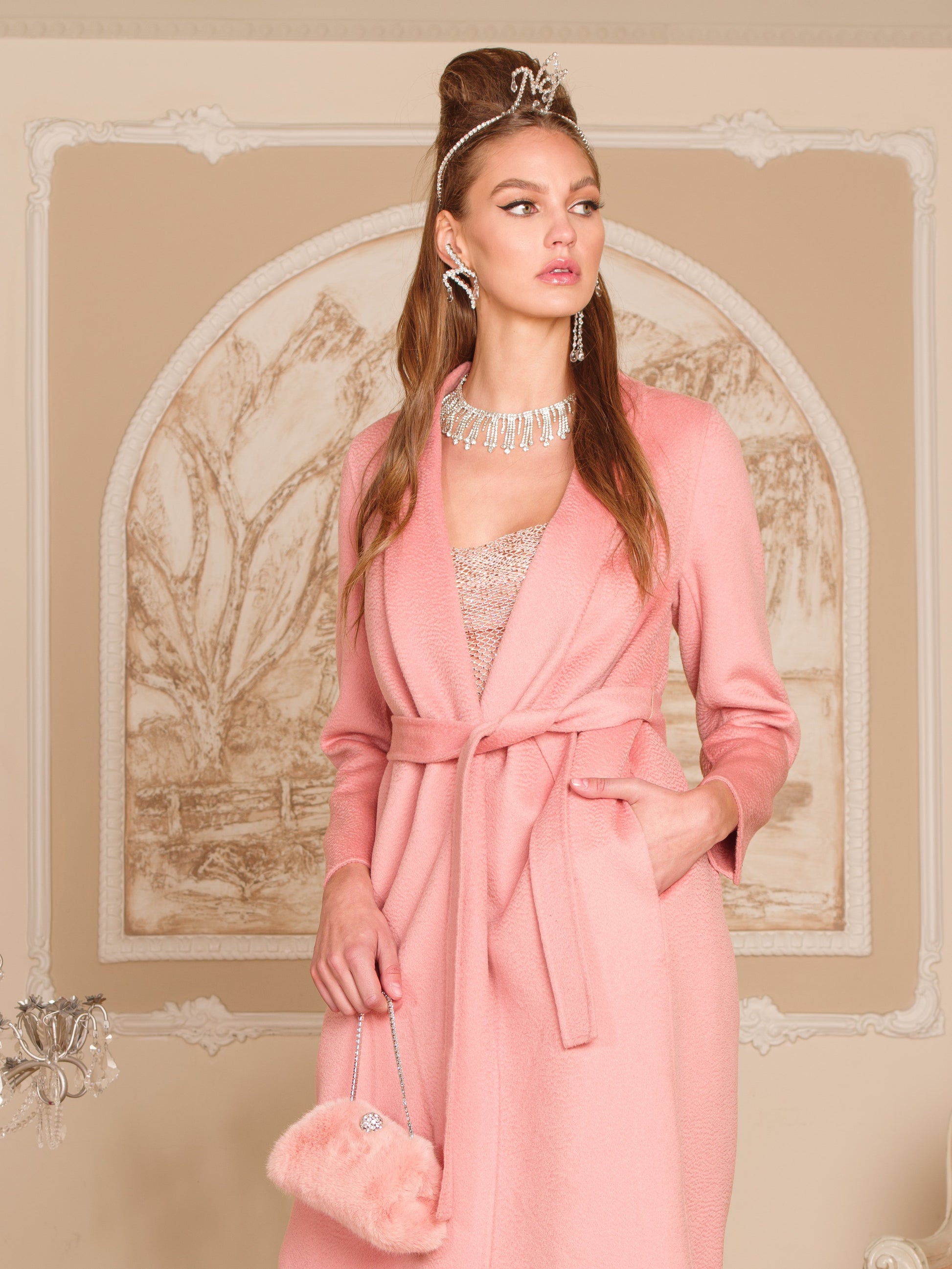 Pink Diana Coat - Nana Jacqueline