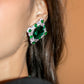 Green Zada Earrings (Final Sale)