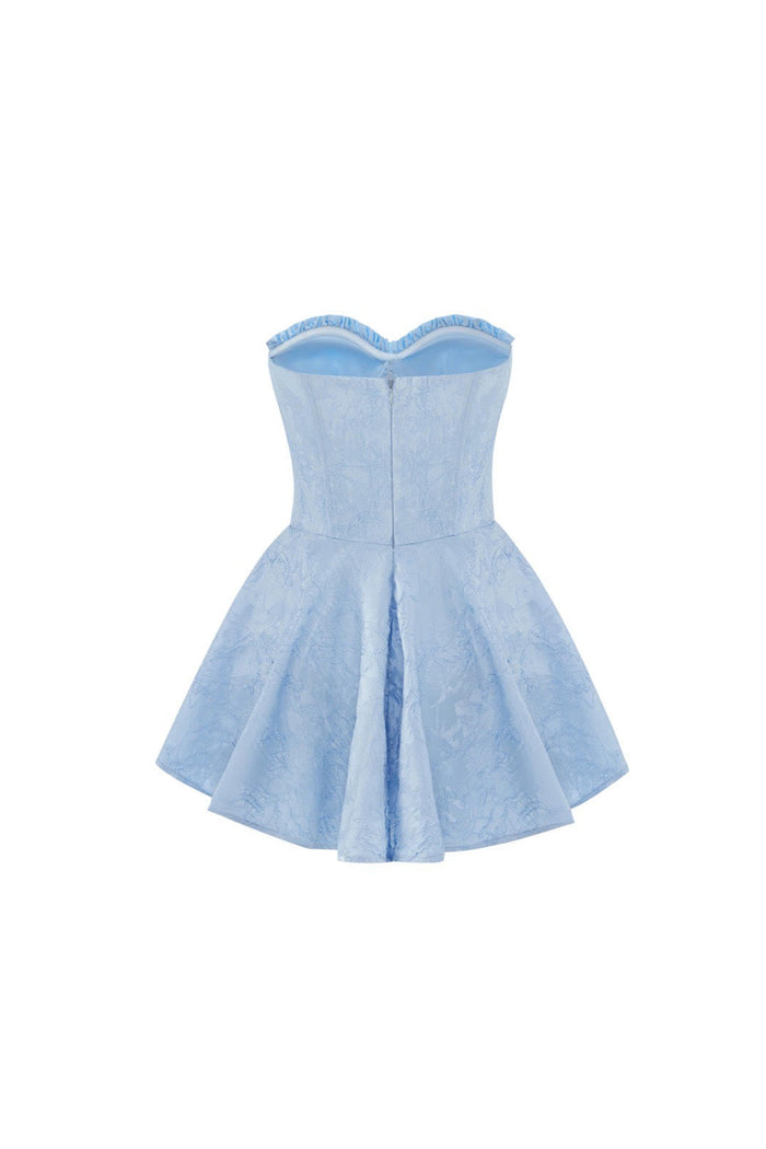 nana jacqueline airina denim dress Nana Jacqueline Airina Dress in Blue