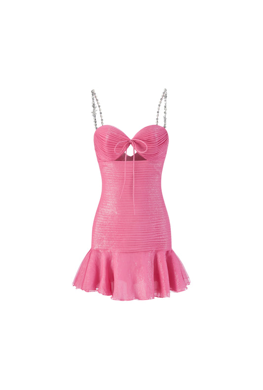 Angelina Dress (Pink) (Final Sale)