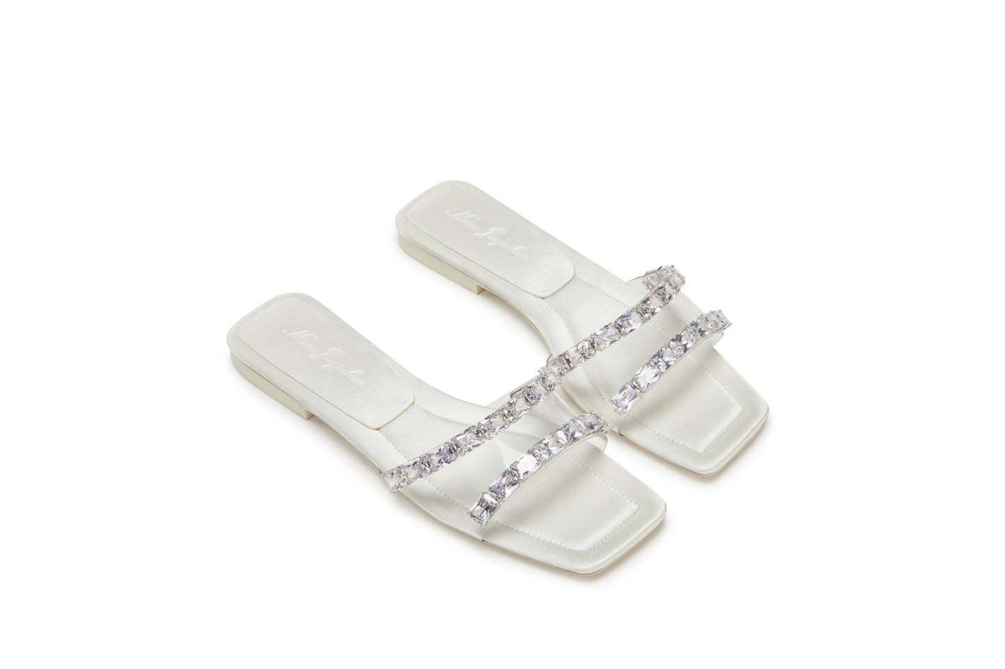 Alexandra Diamond Sandals (White) (Final Sale)
