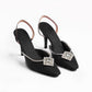 Black Nia Heels (Final Sale)