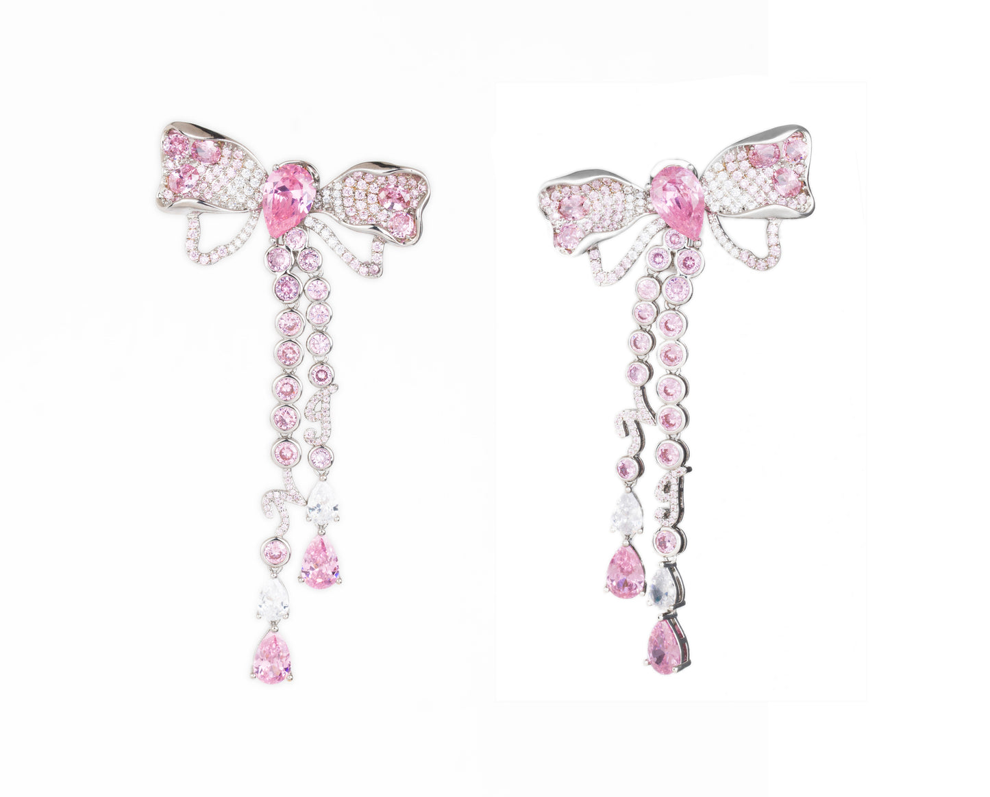 Pink Dakota Butterfly Earrings (Final Sale)