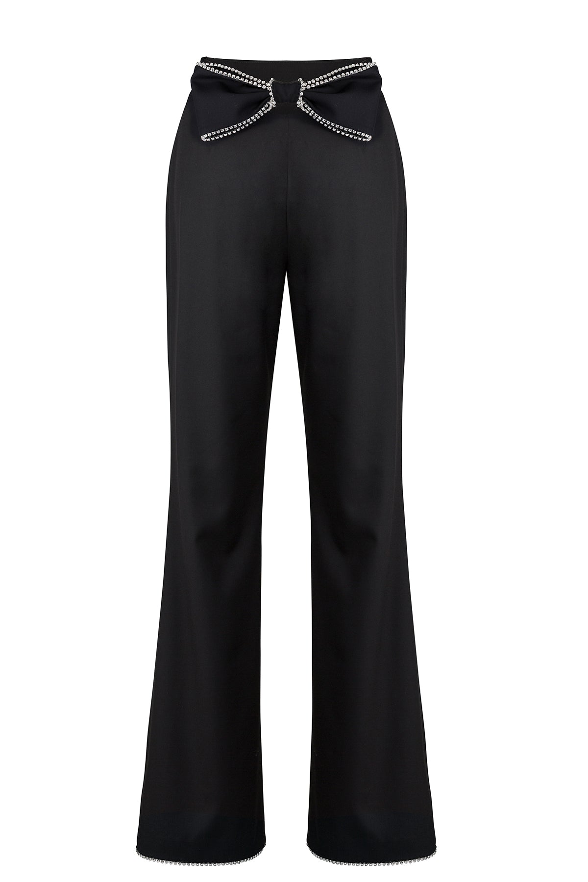 Black Faired Pants | Nana Jacqueline Designer Wear