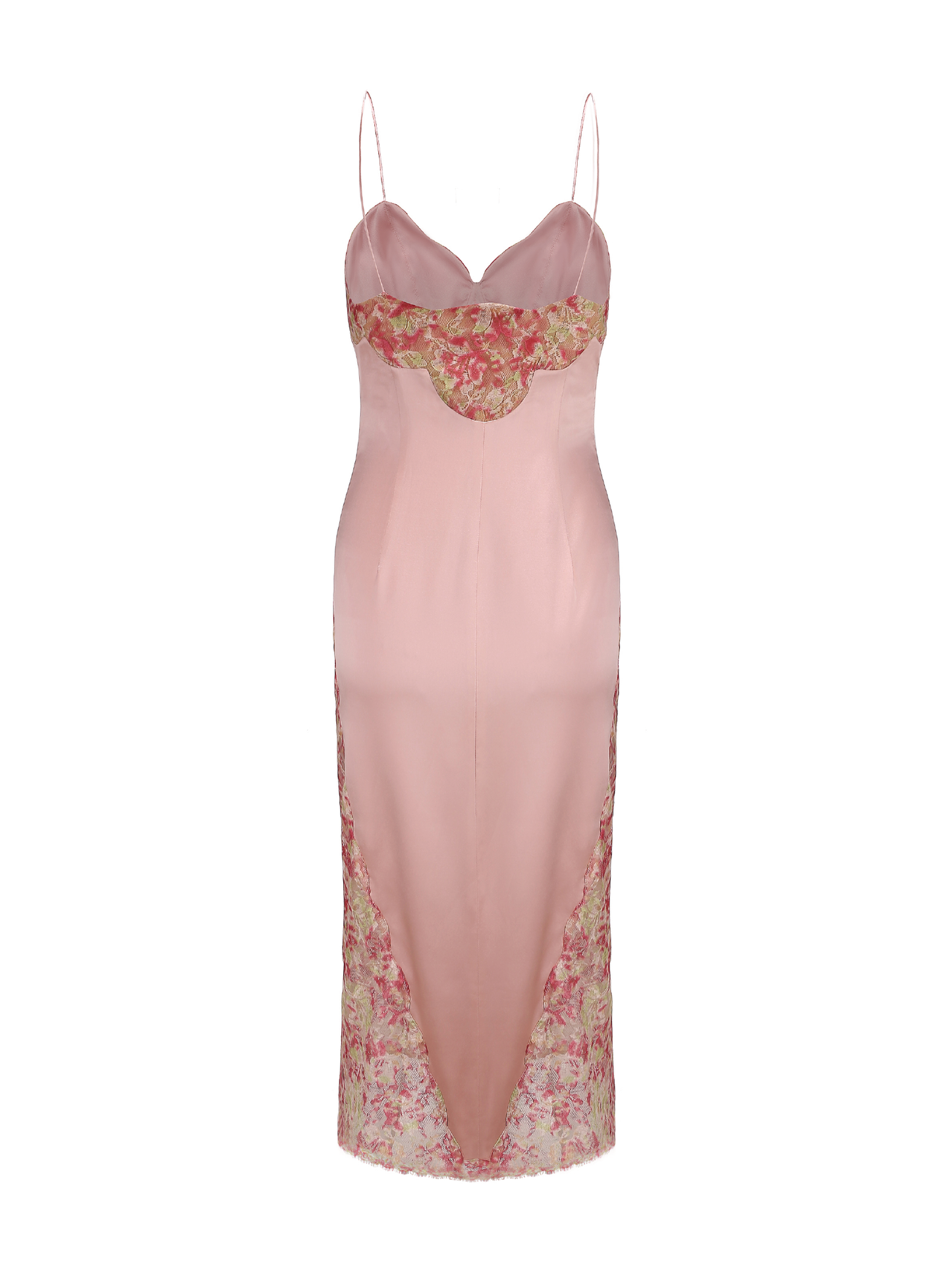 Eva Silk Dress (Pink)