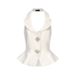 Cambria Diamond Vest (White) (Final Sale)
