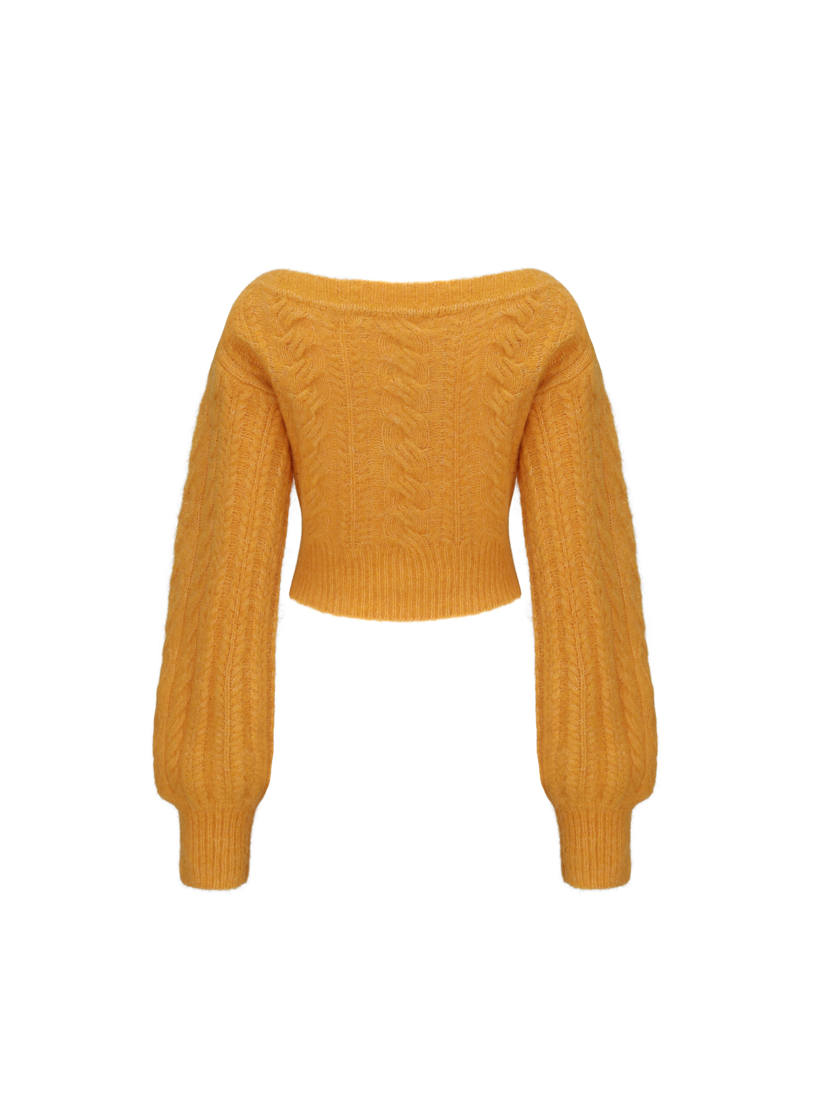 Nana Jacqueline EVA Off Shoulder Cardigan Yellow S