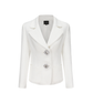 Maya Lapel Suit Jacket (White)