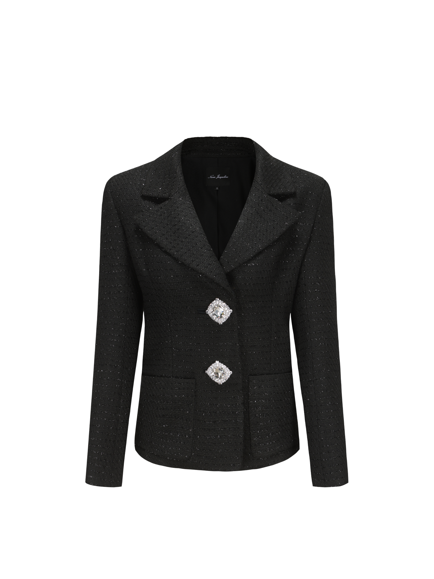 Maya Lapel Suit Jacket (Black)