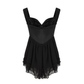 Sheila Chiffon Dress (Black) (Final Sale)