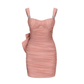 Yasmin Dress With Gloves (Pink) (Final Sale)