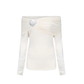 Luciana Heart Top (White) (Final Sale)