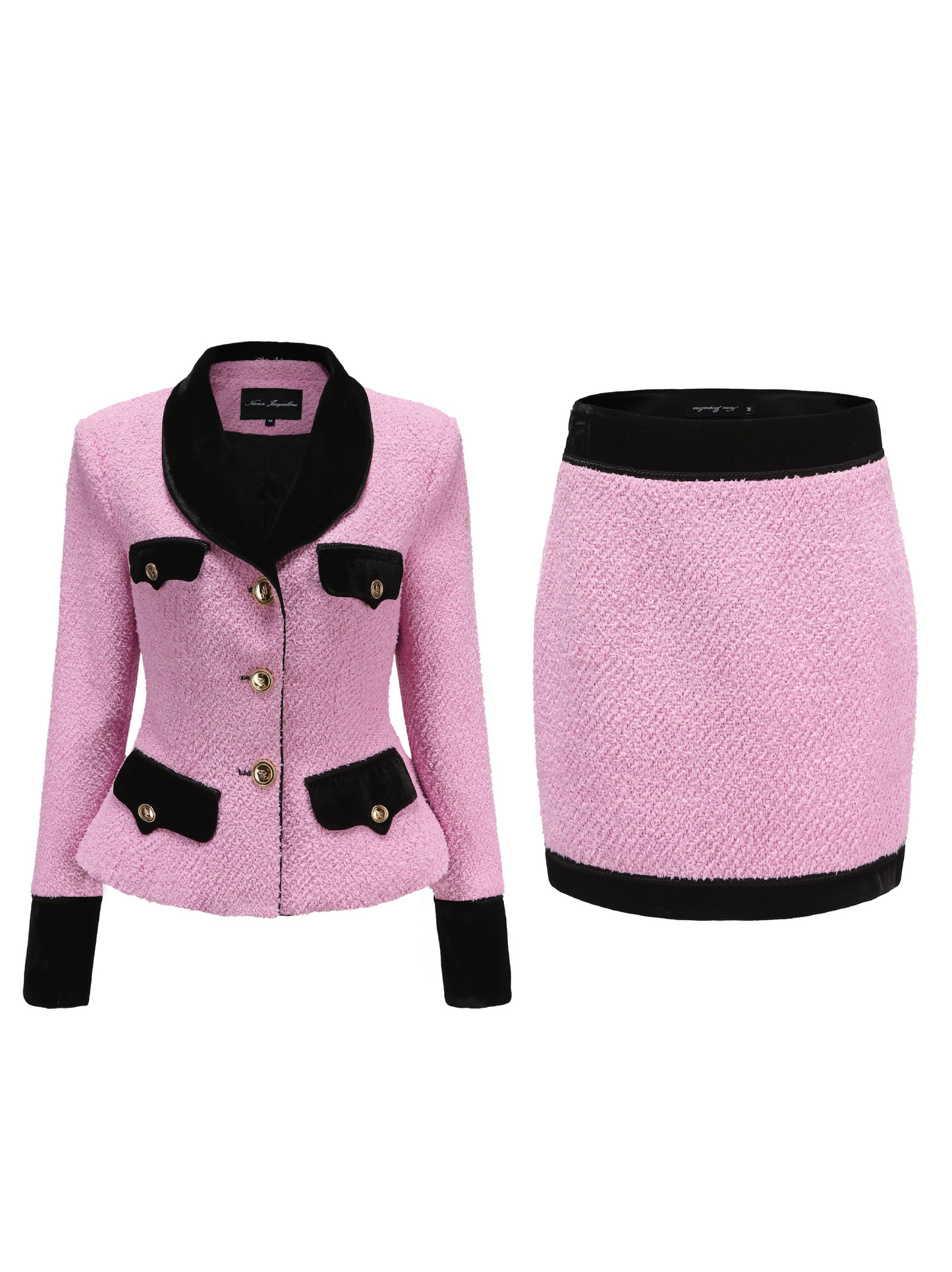 Emma Blazer + Skirt (Pink)