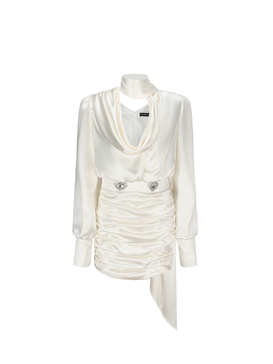 Cambria Dress (White)