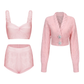 Josie + Carmen Sweater Set (Pink)