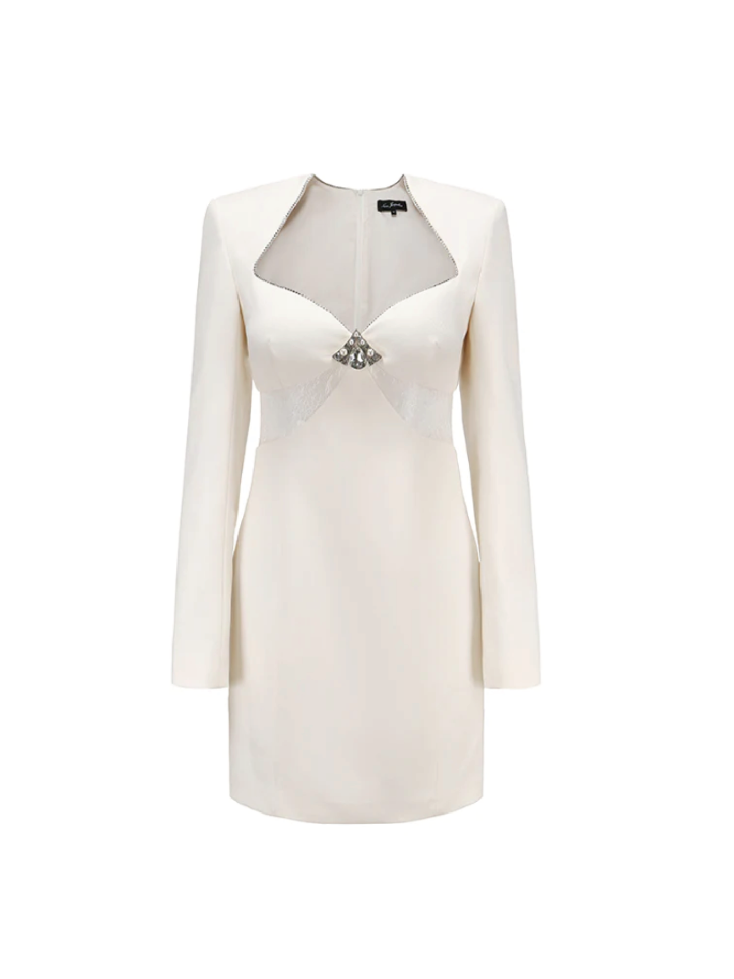 Marina Lace Dress (White) (Final Sale)