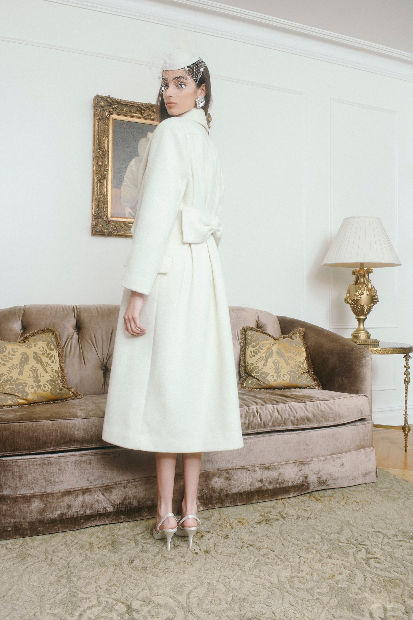 Gabriella Coat in White