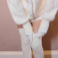 Lexi Knit Diamond Cardigan (White)