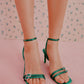 Green Miah Sandals (Final Sale)