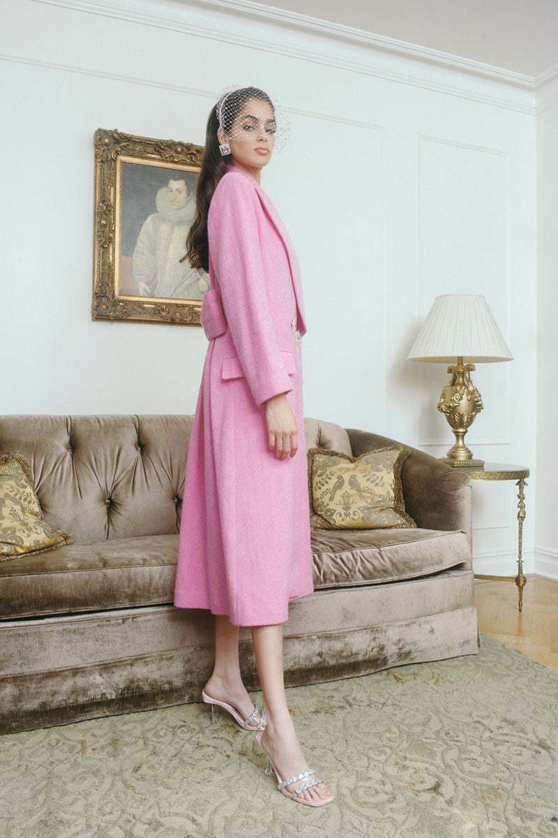 Gabriella Coat in Pink