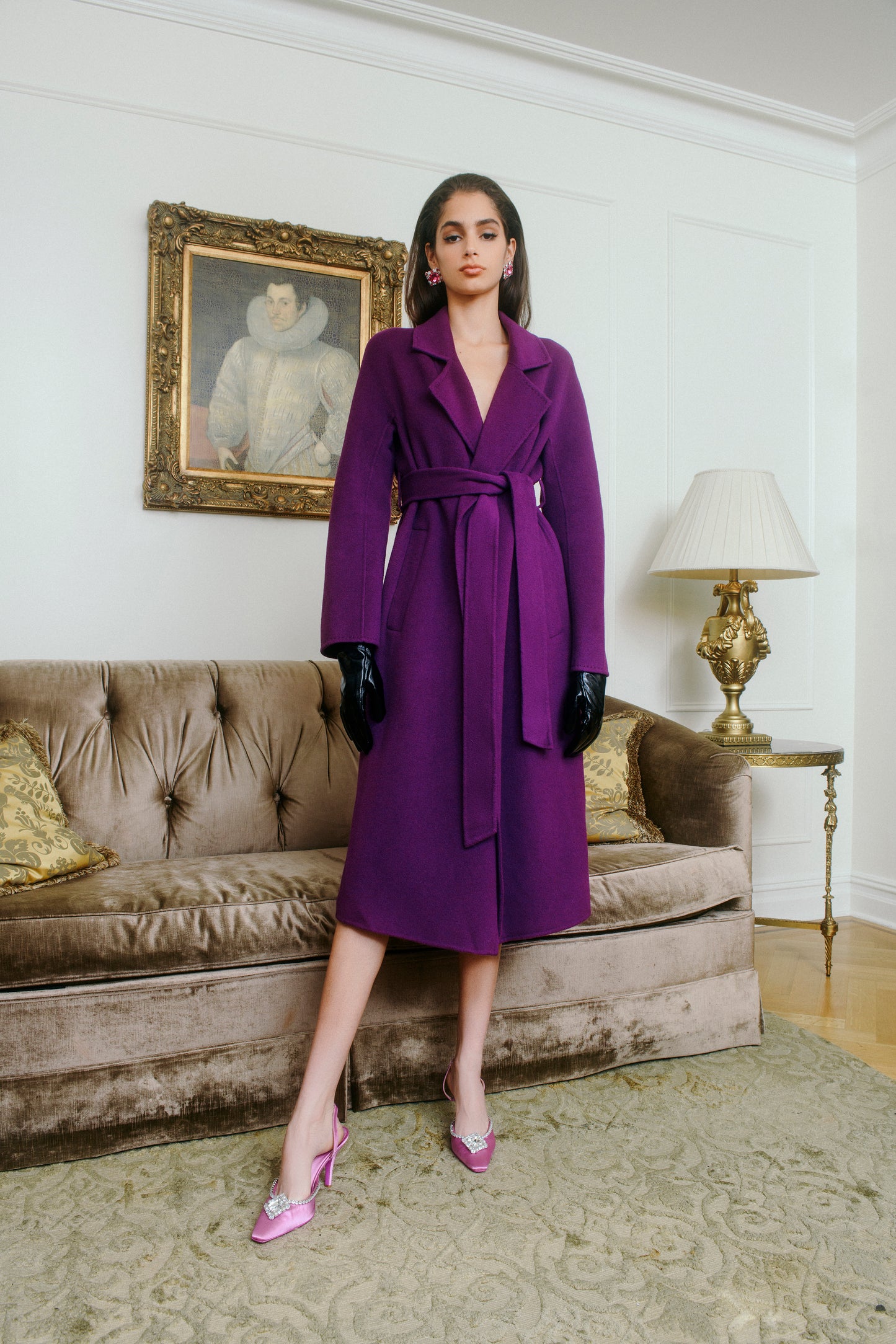 Purple Madeline Coat