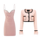 The Coco Blazer + Elsie Dress (Pink)