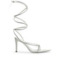 Valentina Strappy Lace Up Heels (White) (Final Sale)